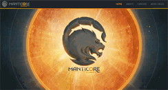 Desktop Screenshot of manticoregames.com