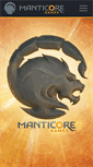 Mobile Screenshot of manticoregames.com